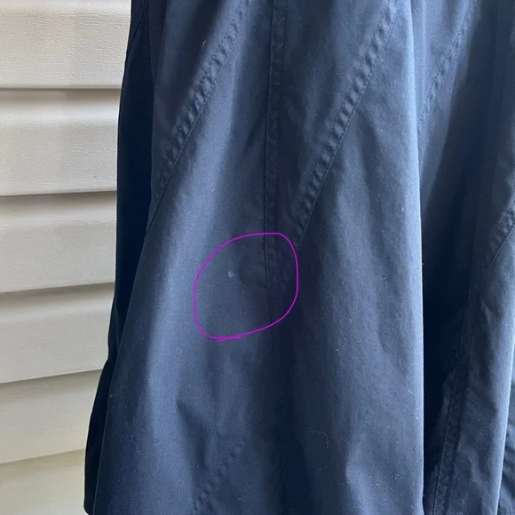 •Banana Republic• Black Poplin Flared Shirtdress - Size 4 - Picture 10 of 11